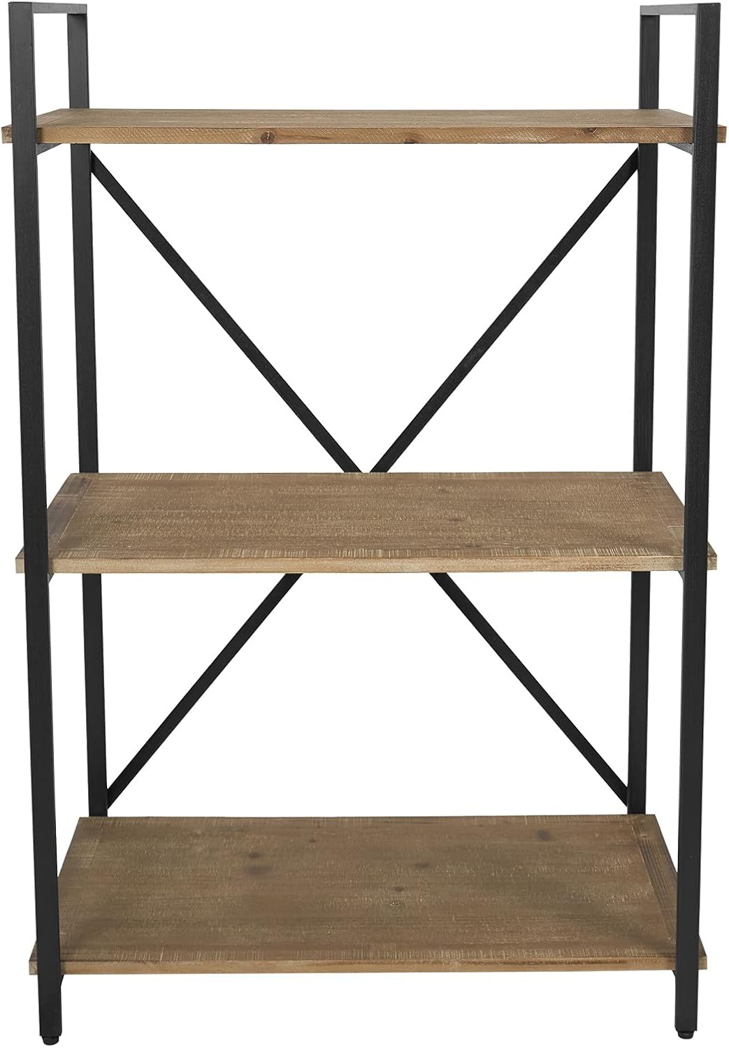 Solid Wood 3 Tier Bookshelf Storage Rack D990
