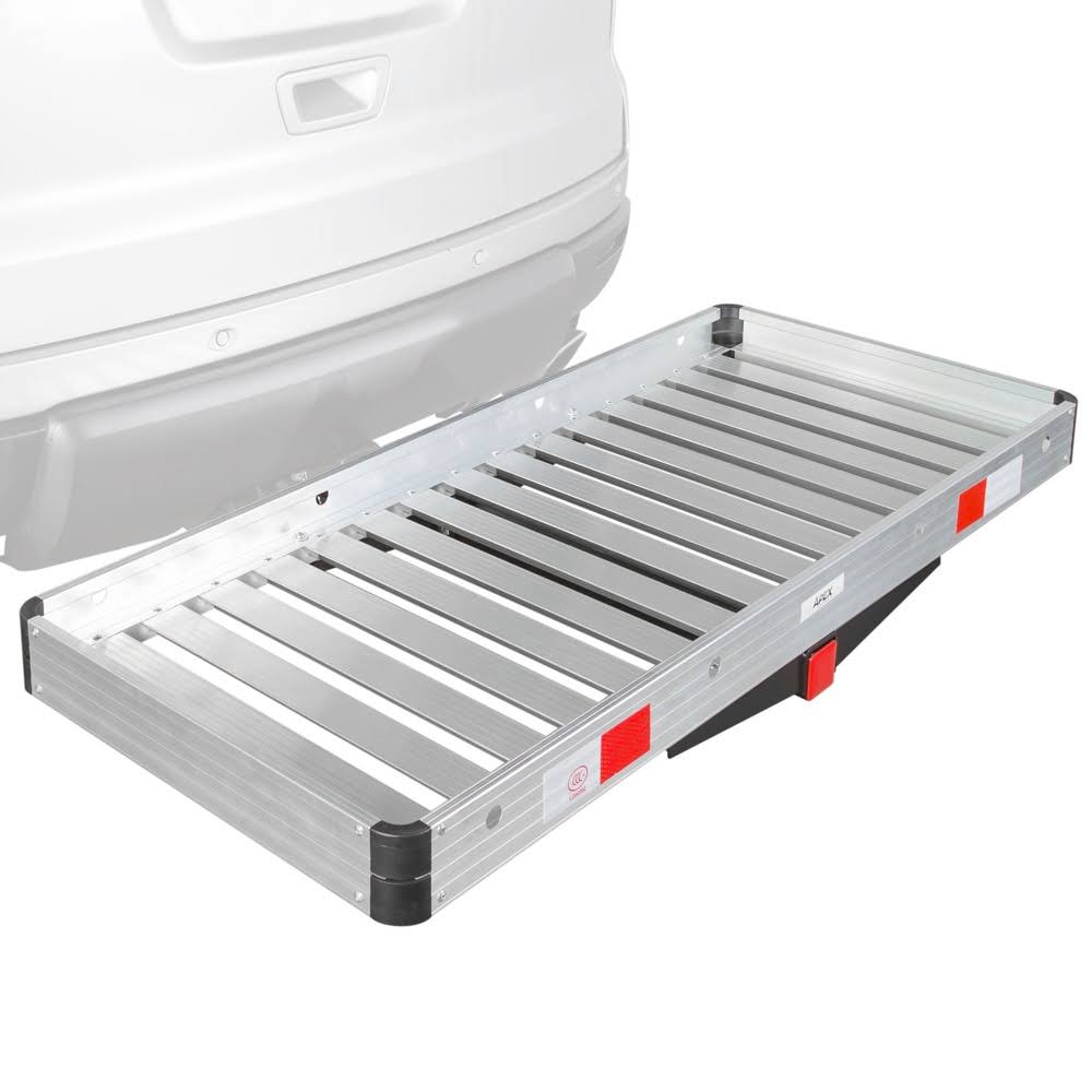 Metallic Aluminum Hitch Cargo Carrier U649