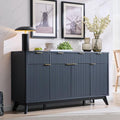 60" Buffet Sideboard Cabinet with 4 Doors and 3 Drawers R54735