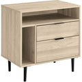 25" Birch Finish Nightstand Z8807