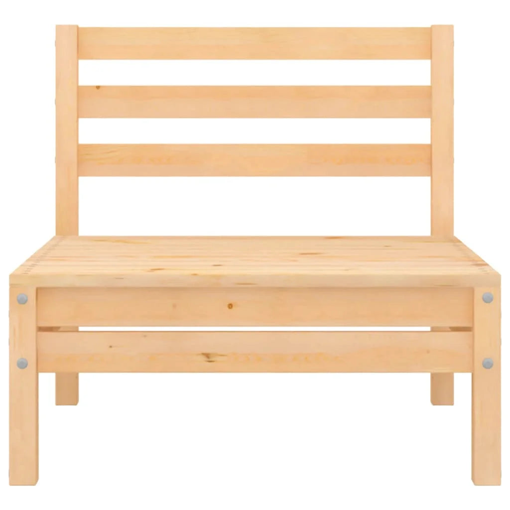 Patio Middle Sofa Solid Pinewood E556273