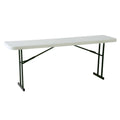 White Granite 8 Foot Seminar Table, Set of 5 K563