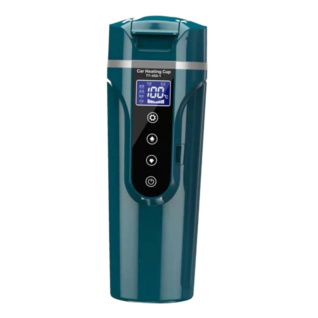 450ml 24V/12V Electric Travel Kettle Dark Green G857605