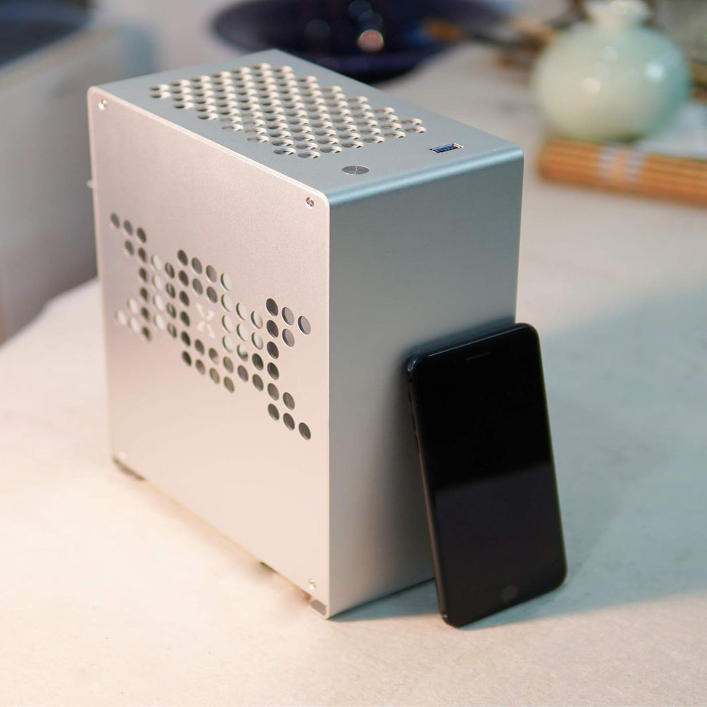 Mini ITX Aluminum Alloy Desktop PC Case S880