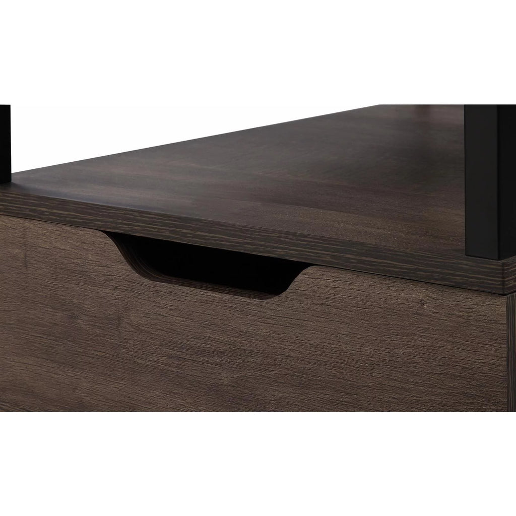 Wood 1-Drawer Mobile Storage Cart G5505