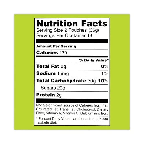 Giant Krabby Patties Gummy Candy, 0.63 oz Pack, 36/Box Q83641