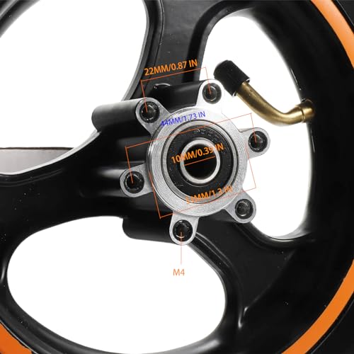 10 Inch Pneumatic Scooter Tire with Aluminium Hub E2451