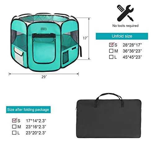 Portable Foldable Pet Playpen O355