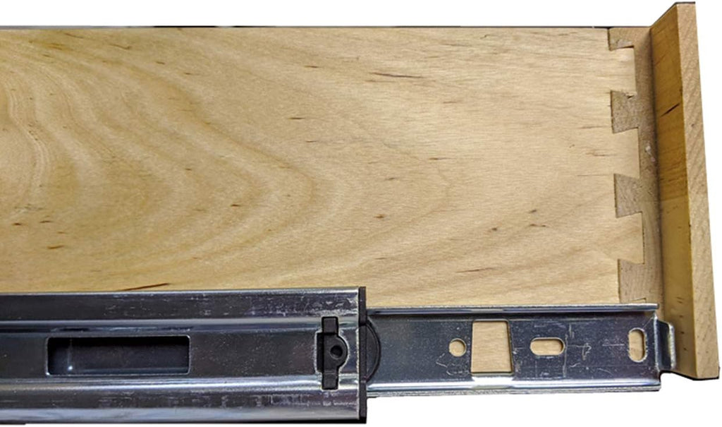 Soft Close Wooden Under Cabinet Pull Out Drawer Organizer (26 Inch) M140