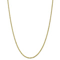 10k 2.25mm Diamond-cut Rope Chain X70957