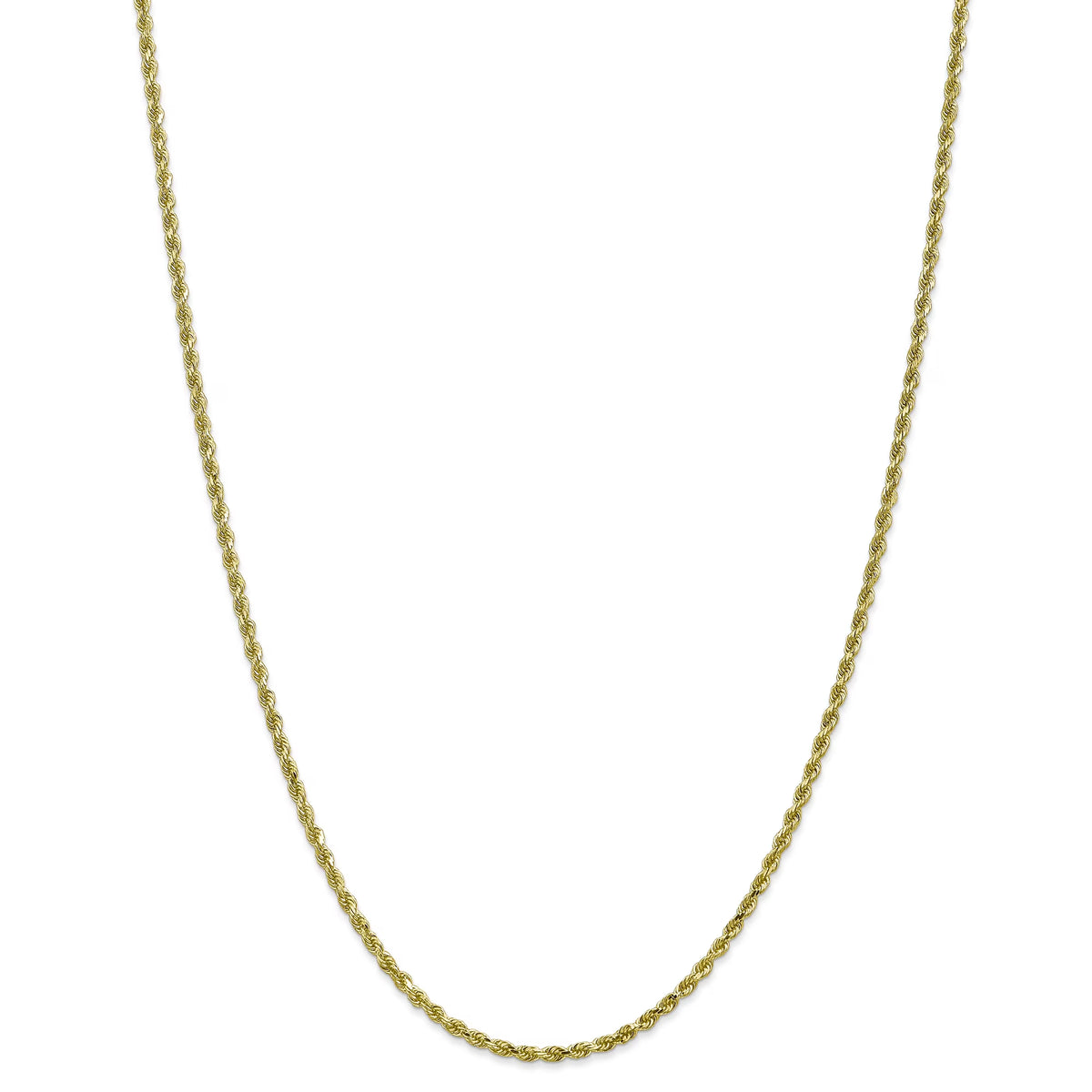 10k 2.25mm Diamond-cut Rope Chain X70957