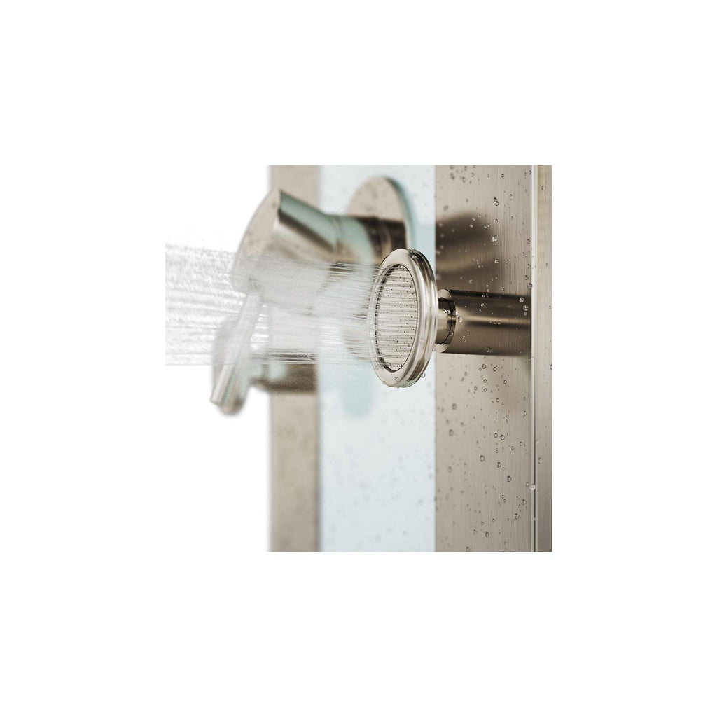 White Glass Shower Panel A2047