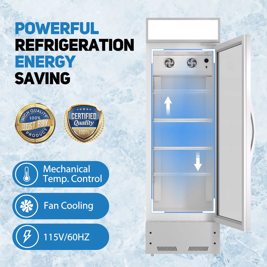24'' Commercial Display Refrigerator with Glass Door V688406