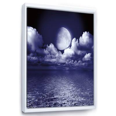 Photograph on Canvas White Floater Frame 32x22 H x 24x22 W x 1x K875789