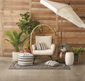 Boho Outdoor Wicker Egg Chair A2926