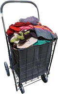 Extra Large 4 Wheel Folding Shopping Cart Basket L799