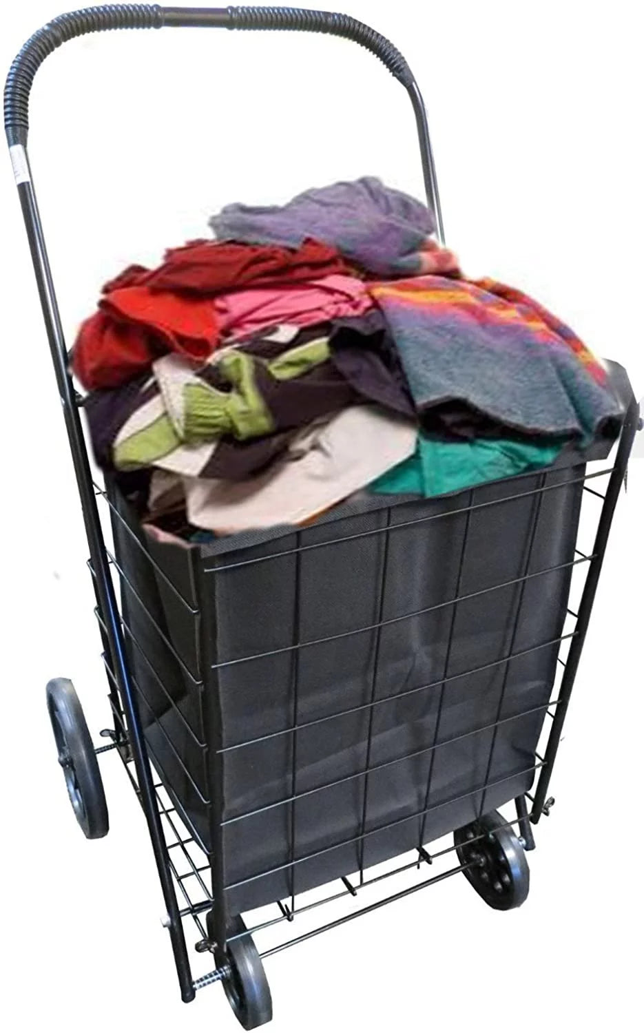 Extra Large 4 Wheel Folding Shopping Cart Basket L799