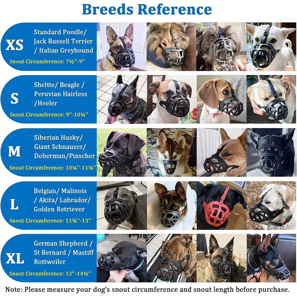 Breathable Basket Dog Muzzle I587654
