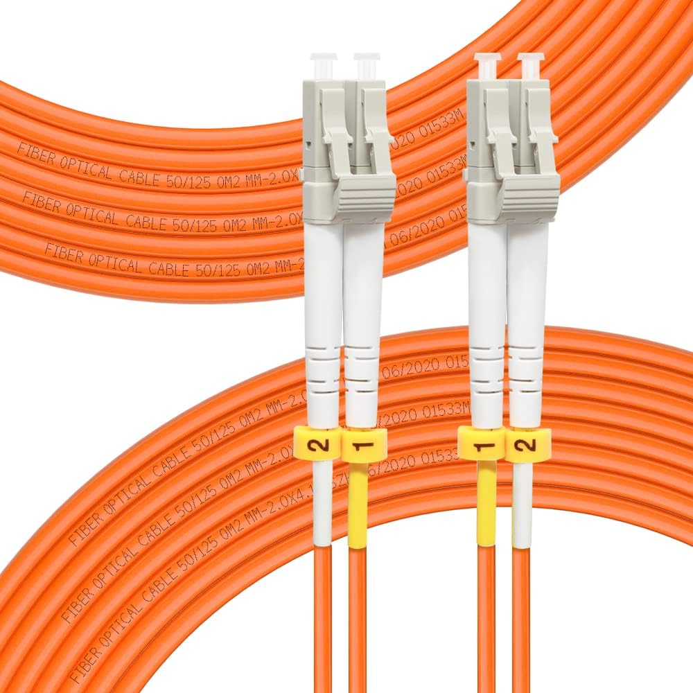 Fiber Patch Cable LC to LC OS2 Single Mode Duplex 9/125um LSZH 125Meter M62055