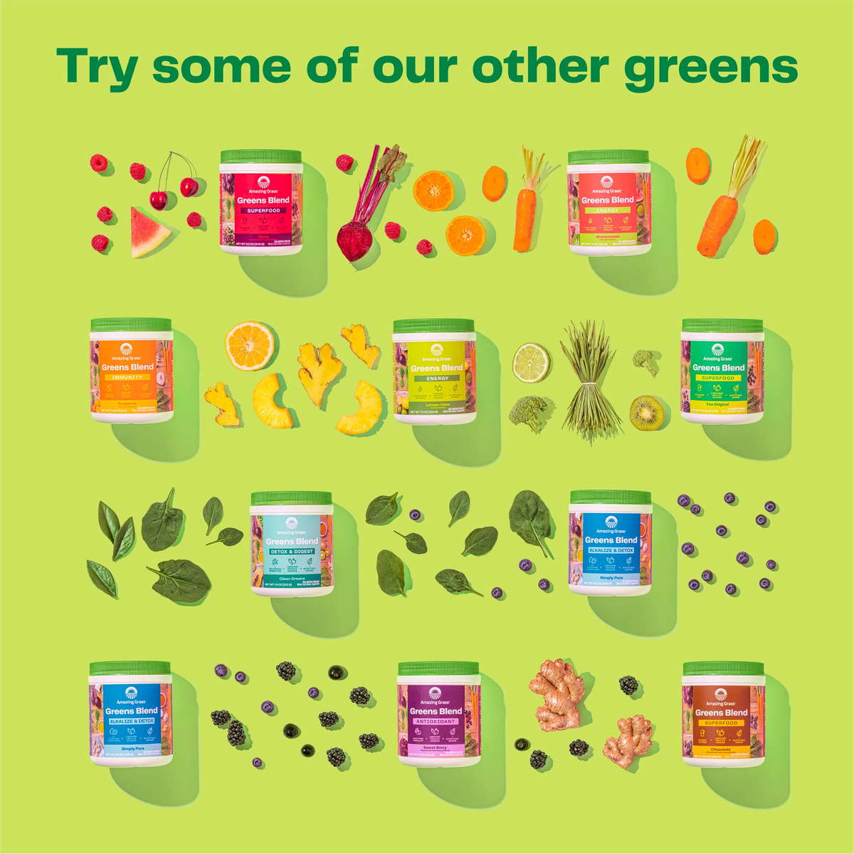 Greens Blend Superfood Powder 8.5 oz P56844