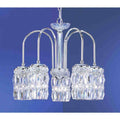 Antique White Cascade Chandelier with Crystalique-Plus N4512