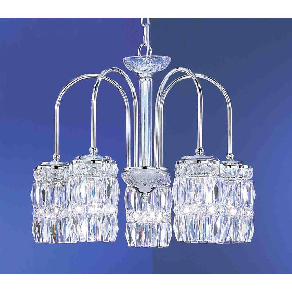 Antique White Cascade Chandelier with Crystalique-Plus N4512