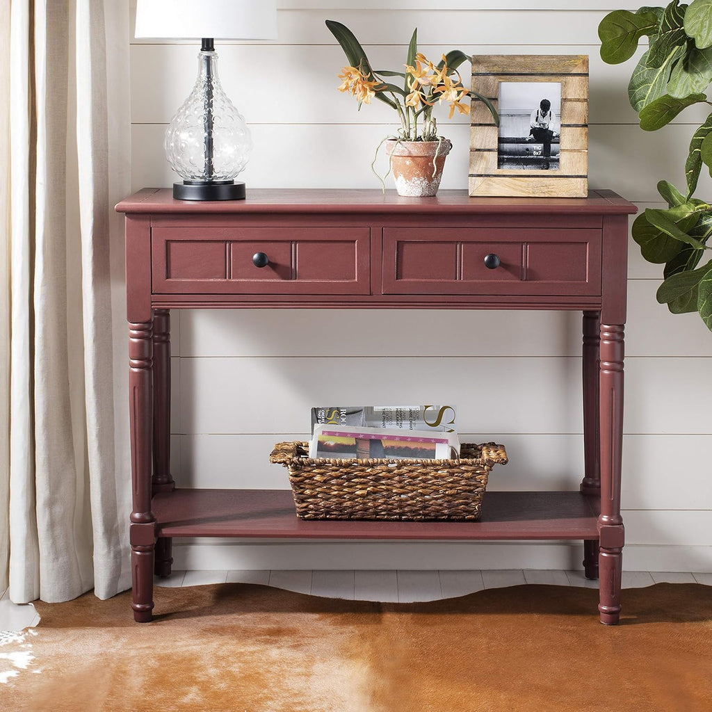 Vintage Grey 2-Drawer Console Table N25387