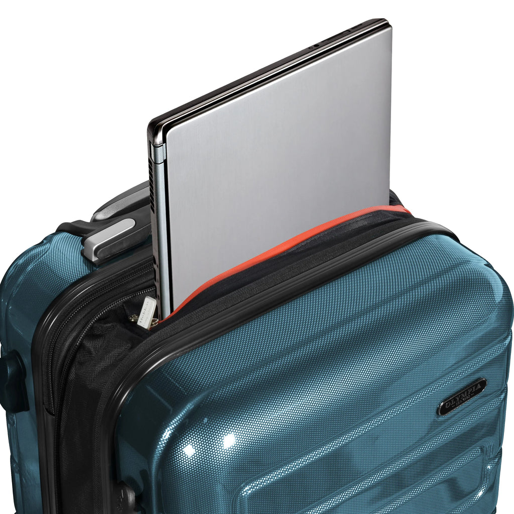 Teal Expandable Hardside Spinner Luggage Set I5100