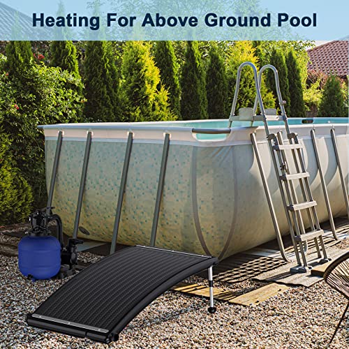 Solar Pool Heater with Two Hoses & Clamps, Two Adapters M176