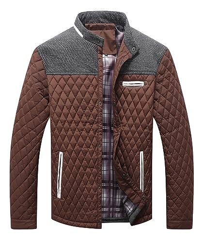 Men's Diamond Quilted Puffer Down Jacket R413971