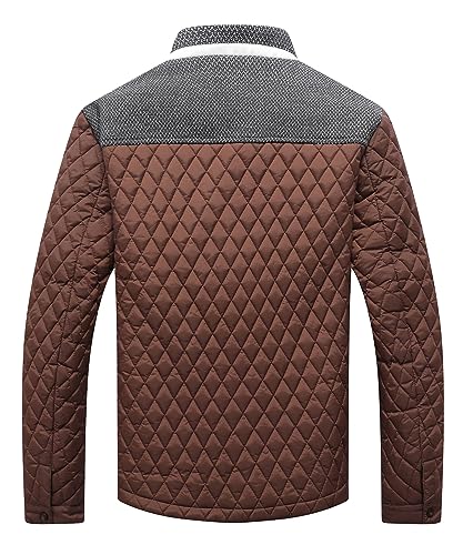 Men's Diamond Quilted Puffer Down Jacket R413971