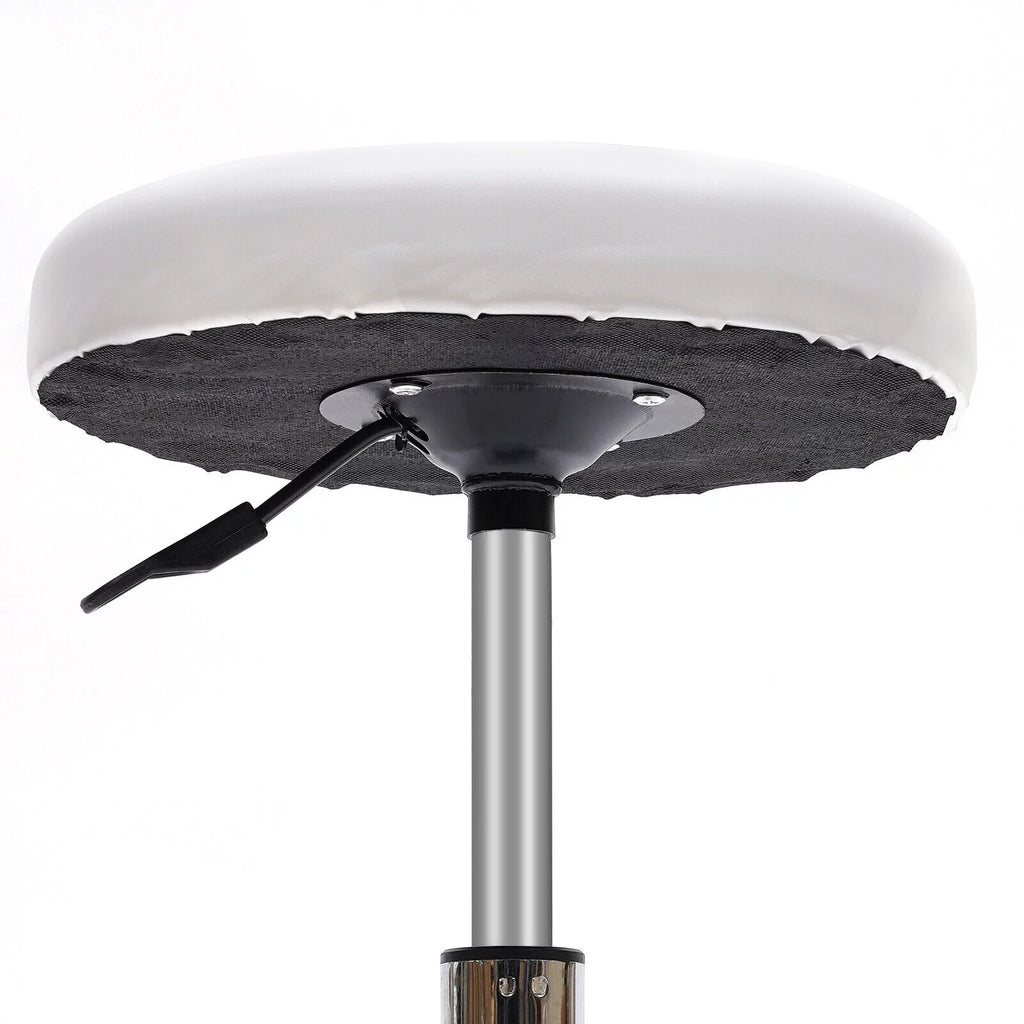 Adjustable Rolling Swivel Salon Stool with 5 Wheels V22838