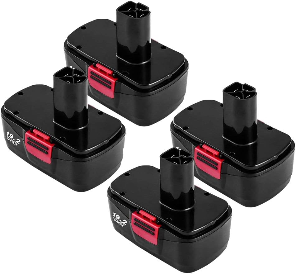 4-Pack 3.6Ah 19.2V Ni-Mh C3 Battery Replacement S9779