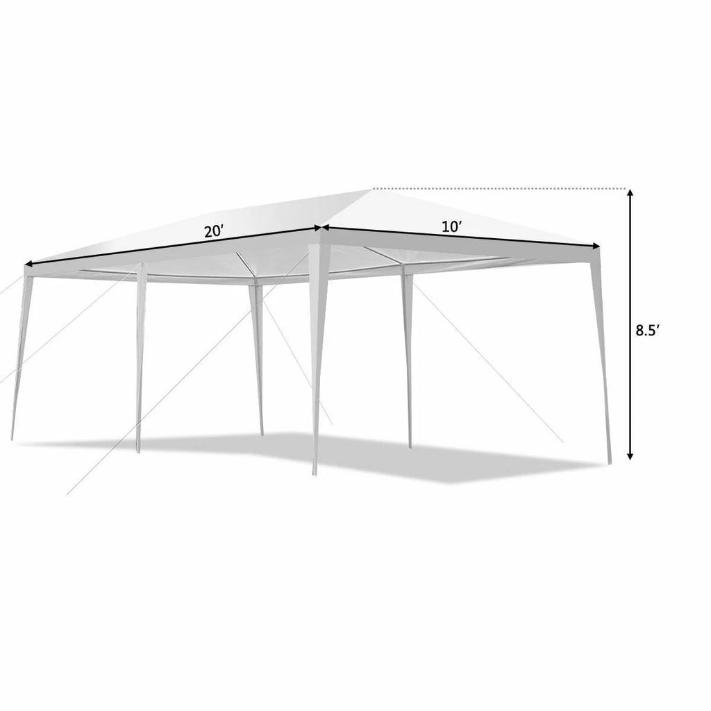 10'x20' Canopy Tent with 4 Sidewalls and Carry Bag Y904758