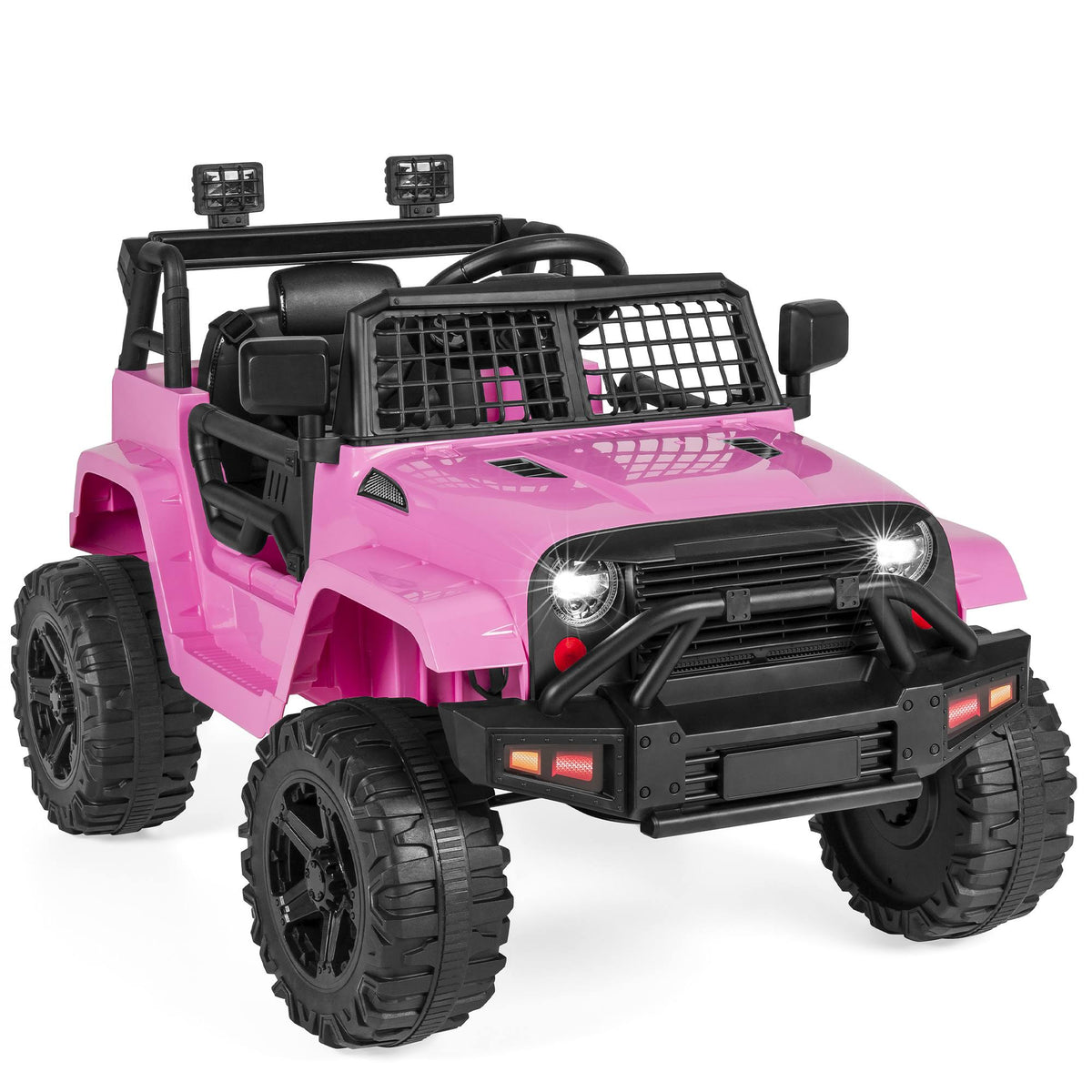 12V Kids Ride On Truck Car with Parent Remote Control, Pink K539921