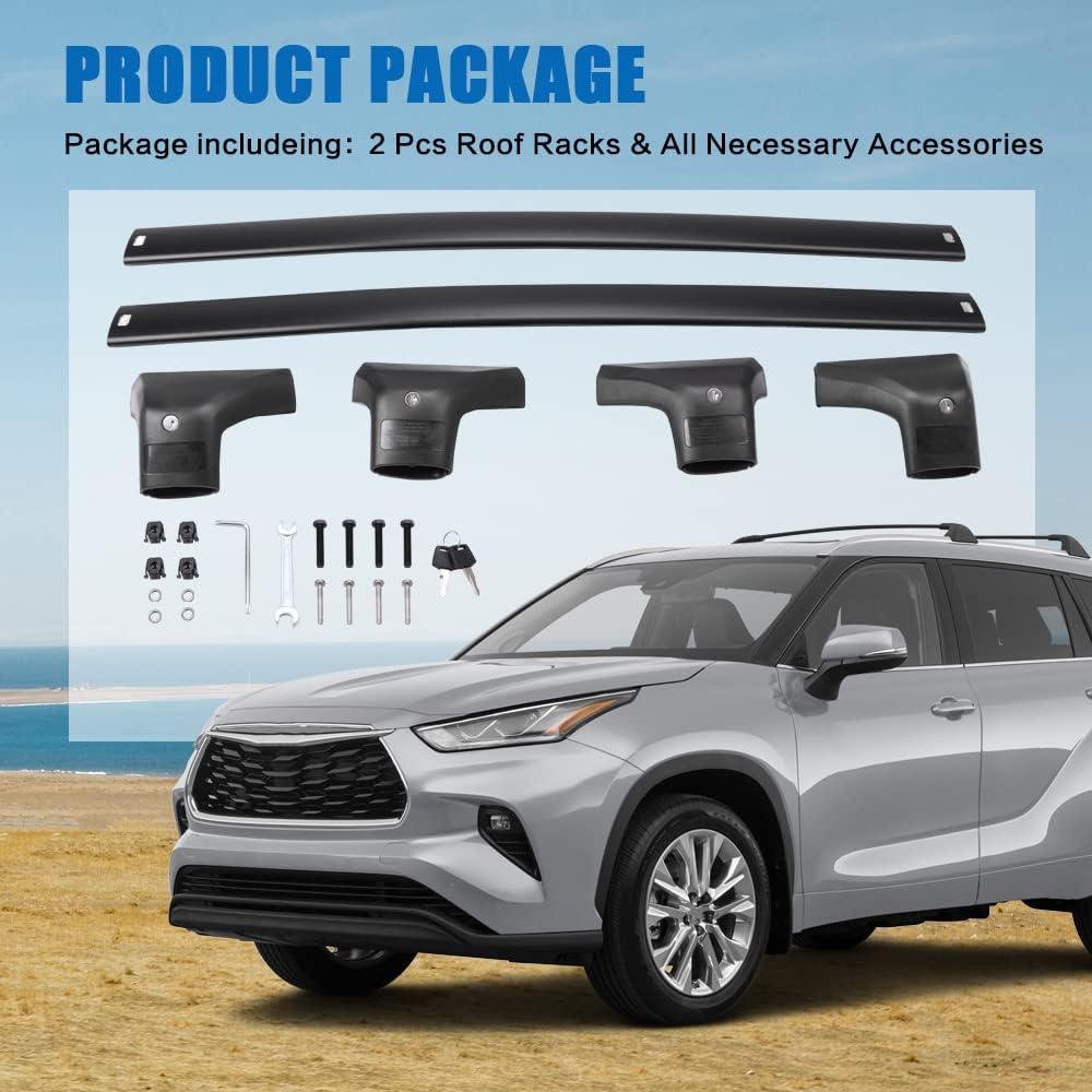 Lockable Heavy Duty Cross Bar Roof Rack Cargo Bar G55425