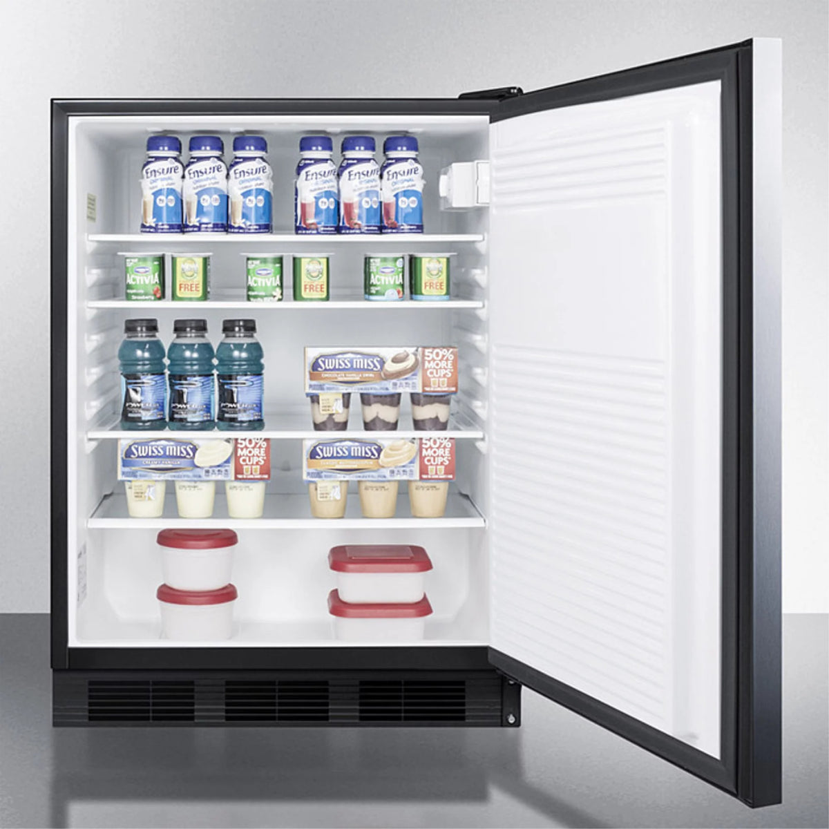 Black Built-In Undercounter All-Refrigerator N286