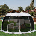 15'X15'X8.5' Gray Pop Up Camping Canopy C432