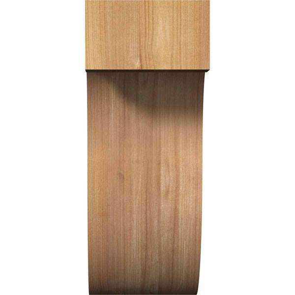 5 1/2x22W x 10x22D x 14x22H Western Red Cedar Corbel B1928