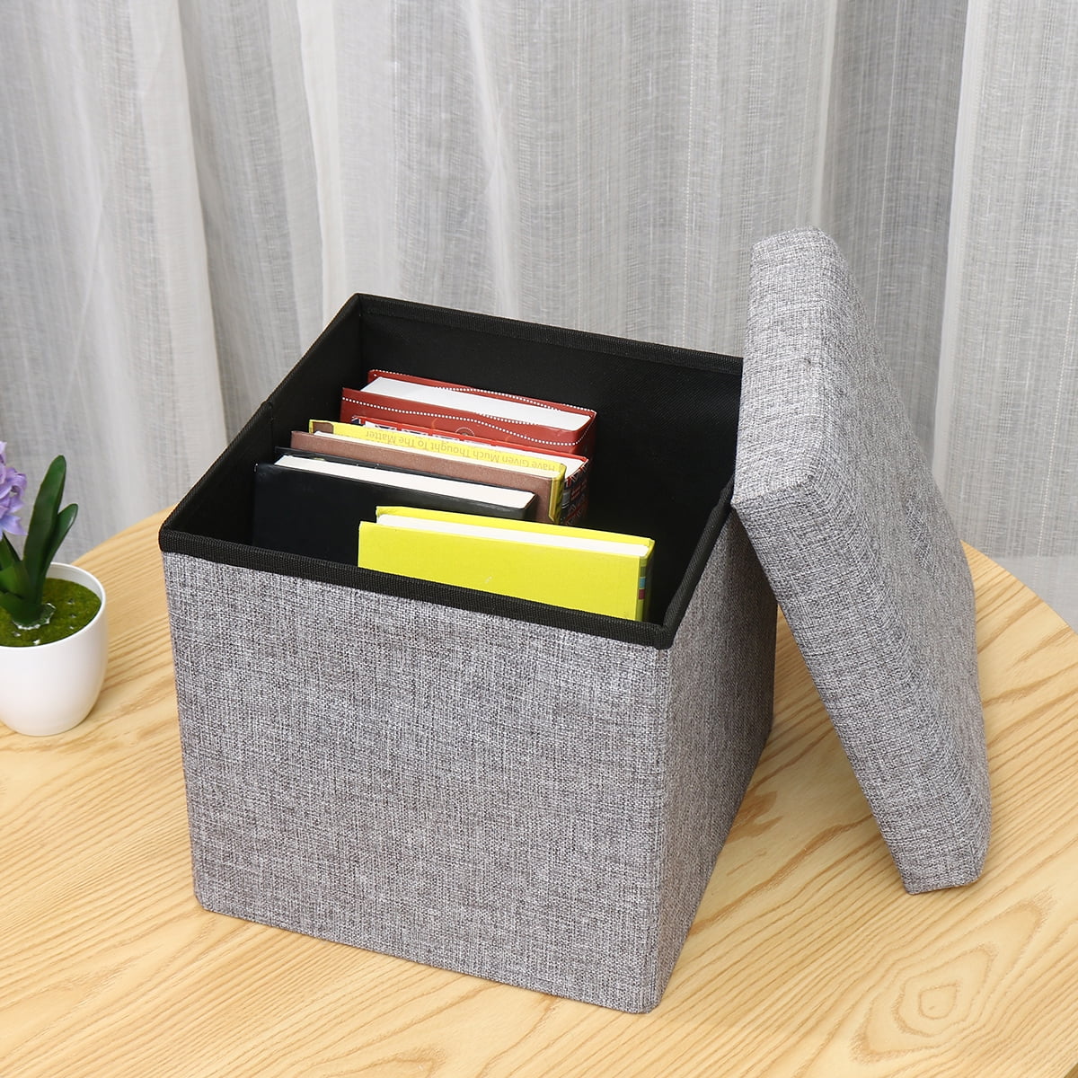 Foldable Fabric Storage Stool C62790