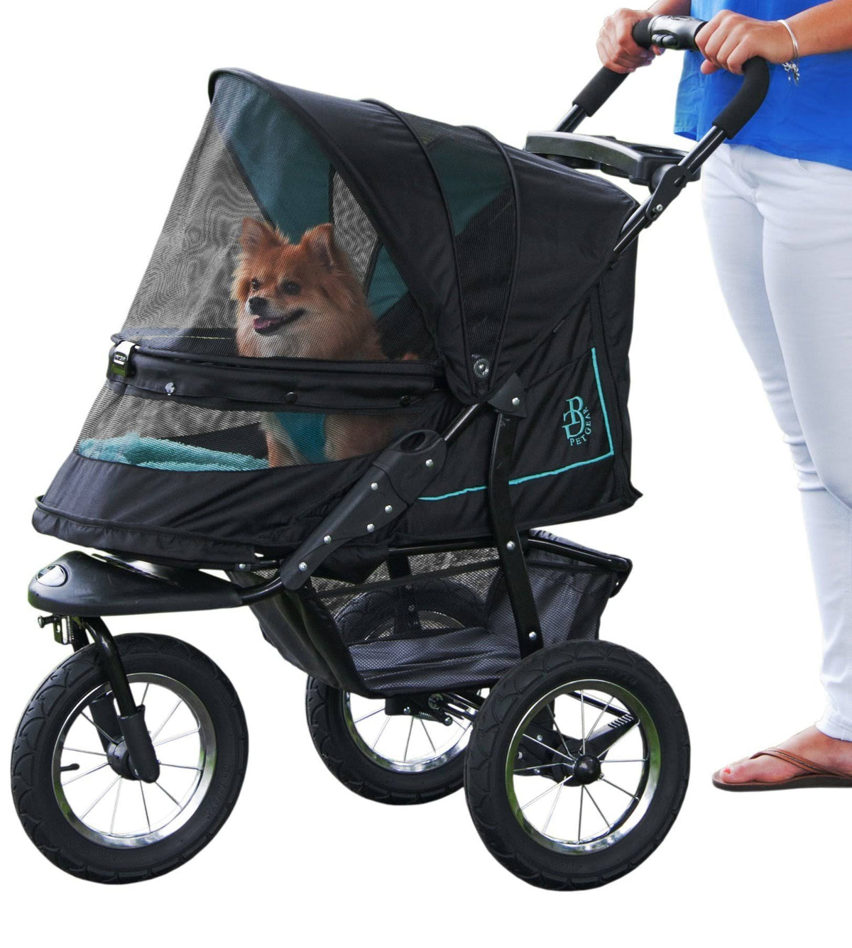 Black Pet Stroller J34599