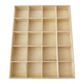 Wooden Multi Grids Storage Box F7214