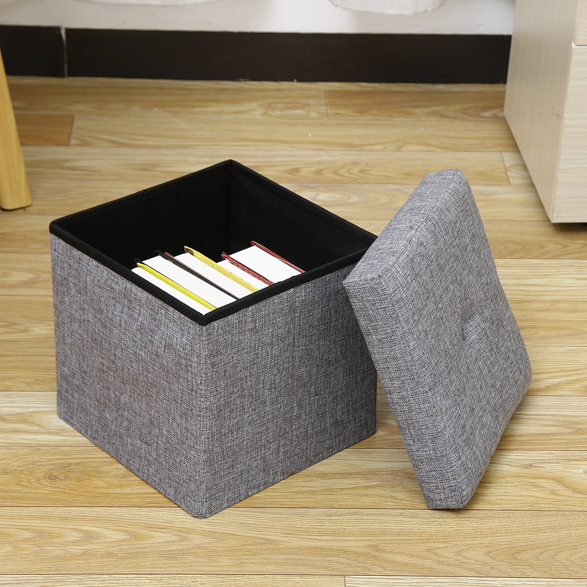 Foldable Fabric Storage Stool C62790