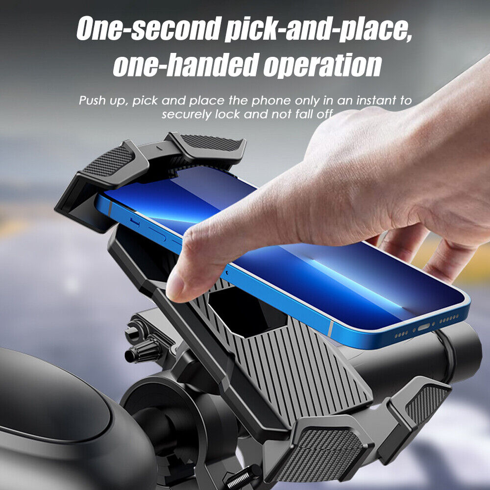 Black Motorcycle Handlebar Mount Holder for Cell Phone GPS P324455