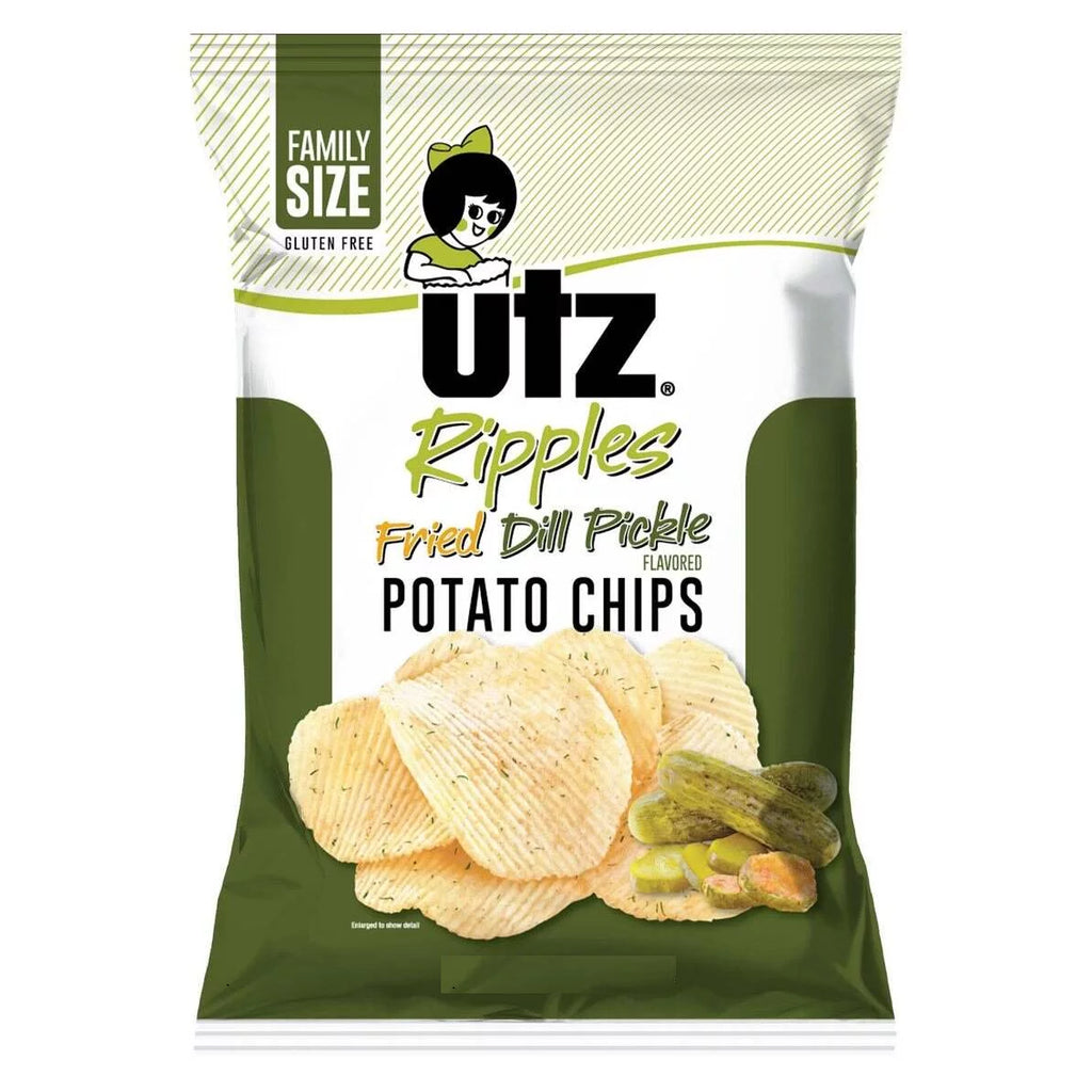 Fried Dill Pickle Flavored Potato Chips, 4-Pack 7.75 oz. O478150