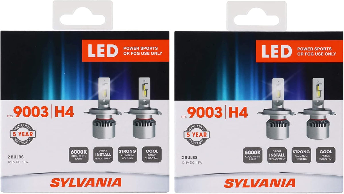 9003 6000K LED Powersport Vehicle Headlight Replacement Bulbs S678
