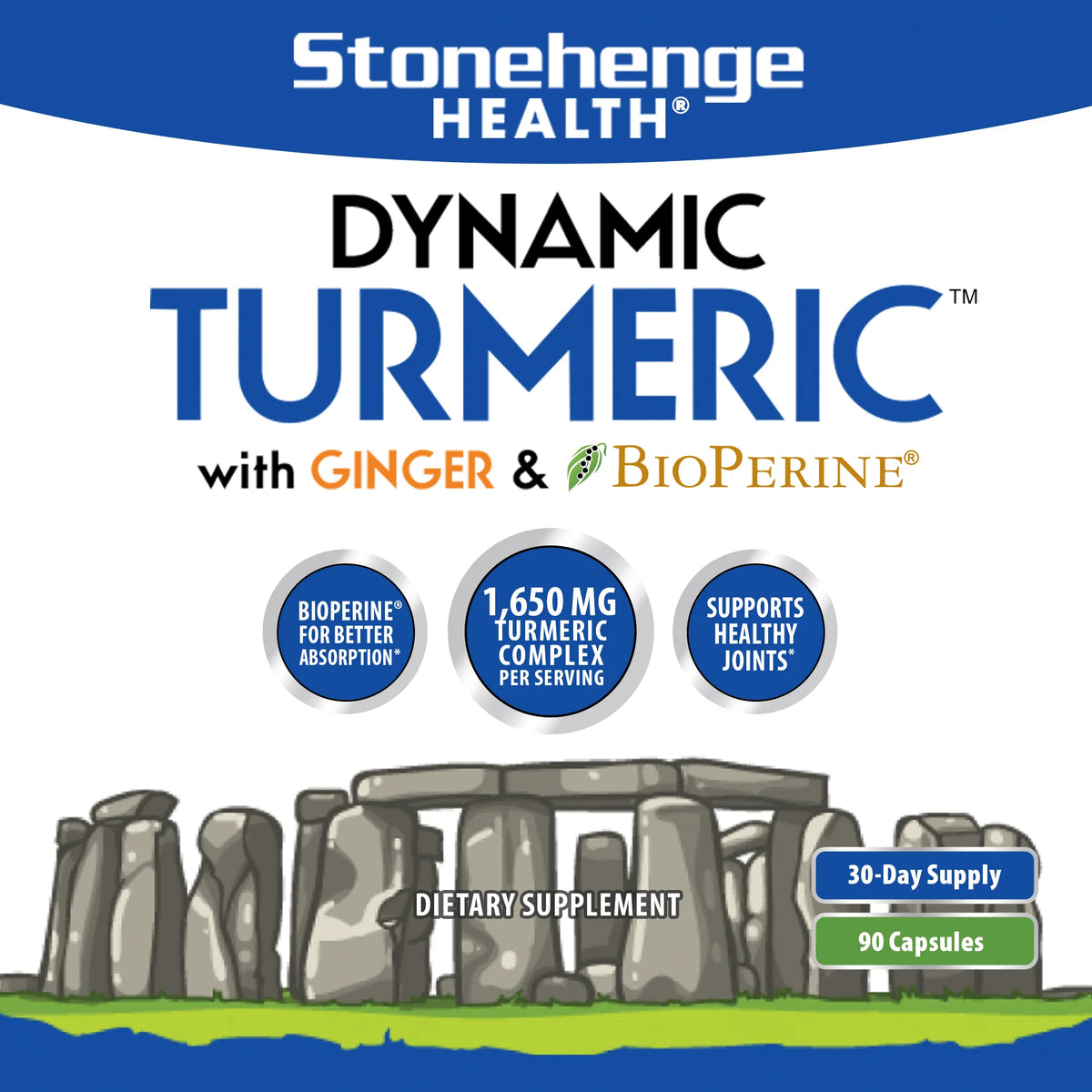 1,650 mg Turmeric Curcumin Ginger 90 Vegetarian Capsules Z602314