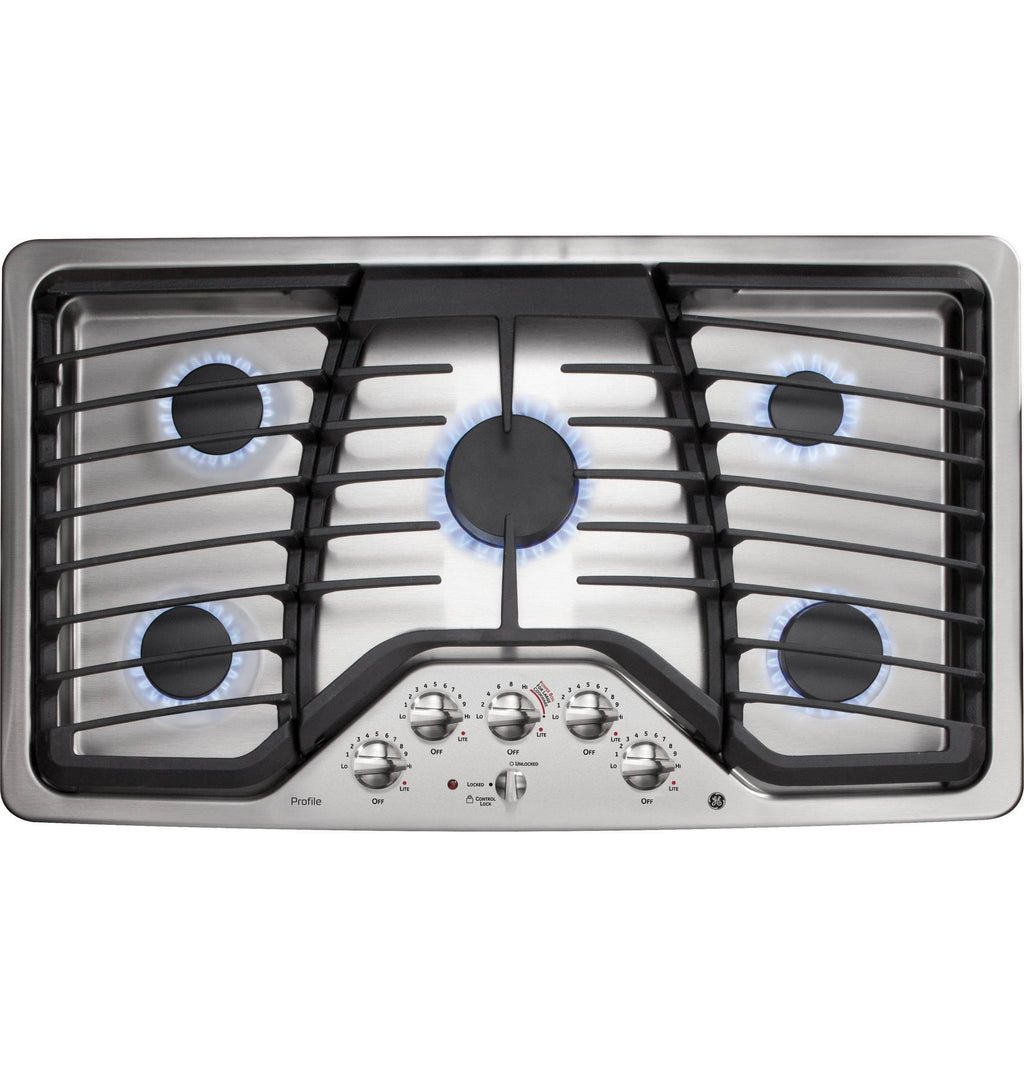 36x22 Stainless Steel Gas Cooktop Q85403