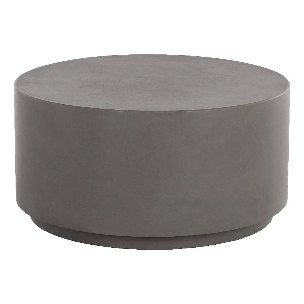 Dark Gray Round Ceramic Coffee Table F475