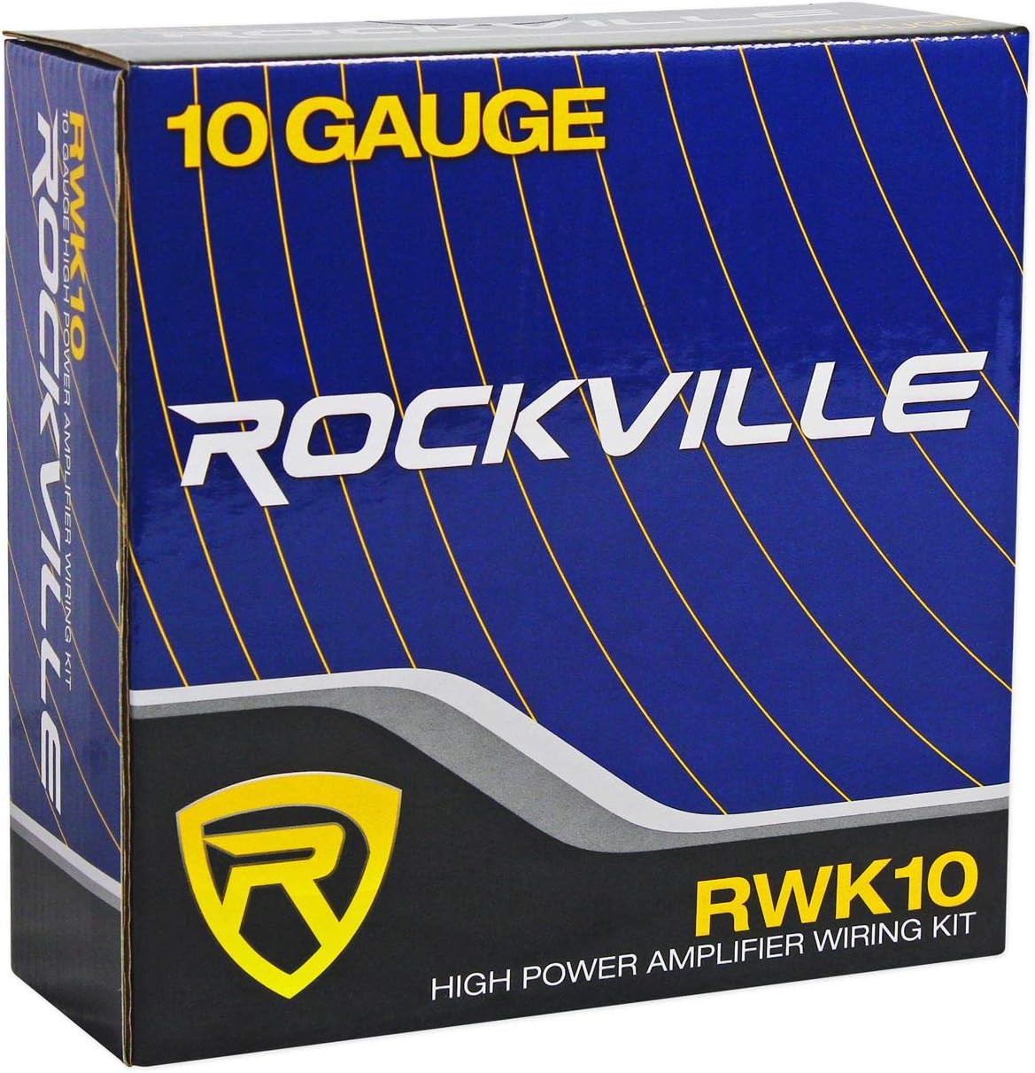 10" 800 Watt Under-Seat Amplified Car Subwoofer with Wire Kit Z672518